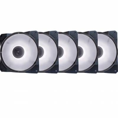 Apevia Cosmos 120mm White LED Ultra Silent Case Fan