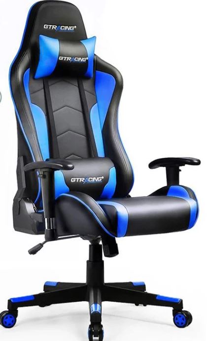 GT Racing GT890M Gaming Chair with Bluetooth speakers